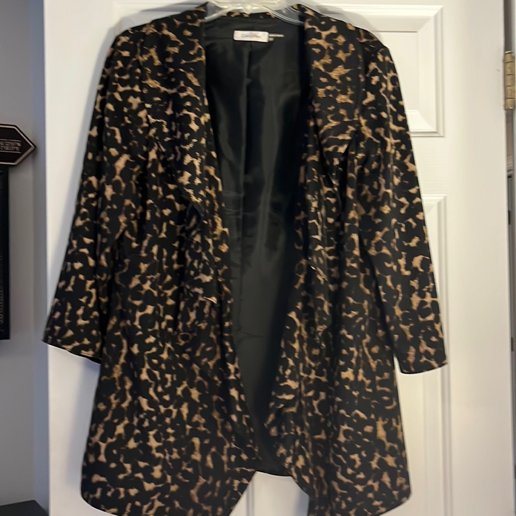 Leopard Print Swing Jacket